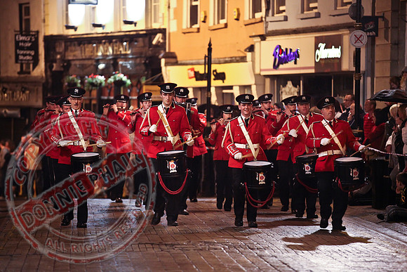 Loyalist Parade in Enniskillen, County Fermanagh.
