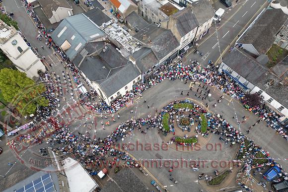 Aerial Photos of the Annual County Fermanagh Twelfth Demonstration In Irvinestown-23