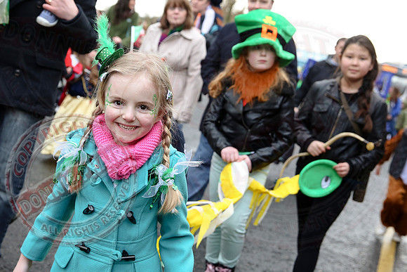 St. Patrick's Day celebrations in Enniskillen, County Fermanagh.