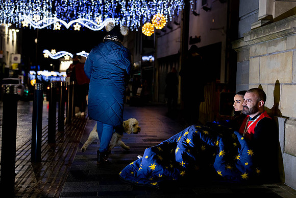 First Housing Charity Sleep Out at The Diamond Enniskillen