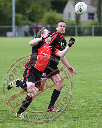 Brookeborough V Maguiresbridge in Senior Men GAA League Football.