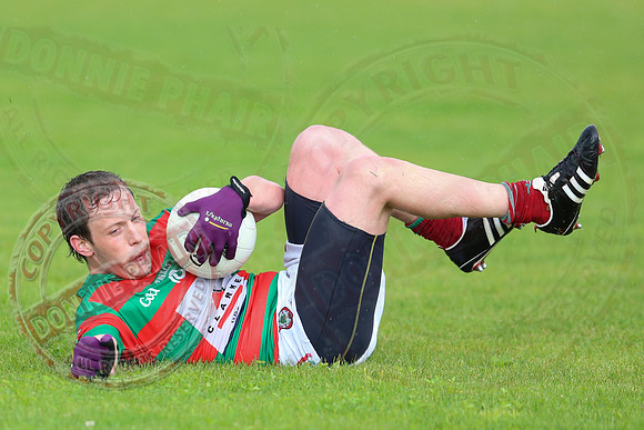 Derrylin (0-9) V Lisnaskea (1-12) in Senior GAA Foobtall League, Division 2A.