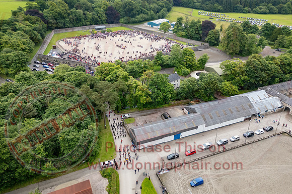 Aerial Photos of the Annual County Fermanagh Twelfth Demonstration In Irvinestown-3