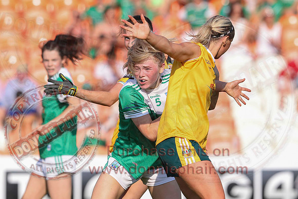 Antrim (3-15) V Fermanagh (0-11) in Ladies All Ireland GAA Football Junior Championship Final Replay-86