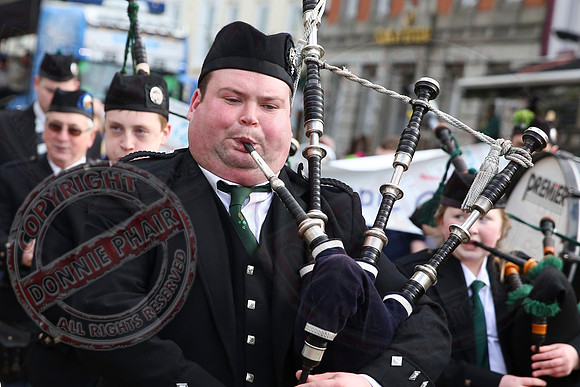 St. Patrick's Day celebrations in Enniskillen, County Fermanagh.