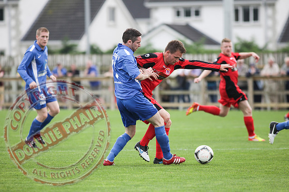 Ballinamallard FC V Dungannon Swifts in IFL Premium League Game.