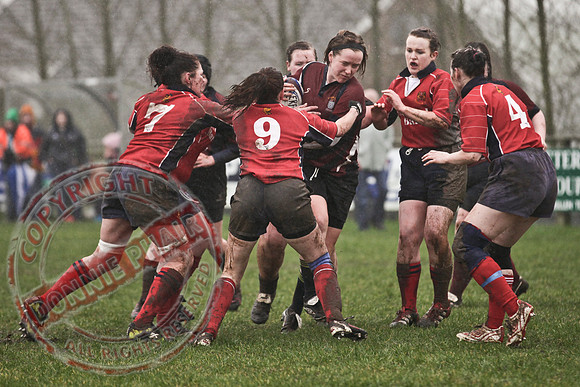 Enniskillen V Cavan in Ladies Rugby.