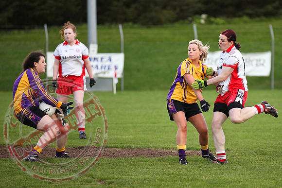 St. Pat's Donagh V Carryduff in Ladies Junior Cup GAA Ulster Match.