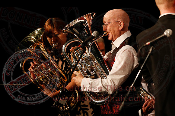 Steve and Misa Mead in the Ardhowen Theatre.