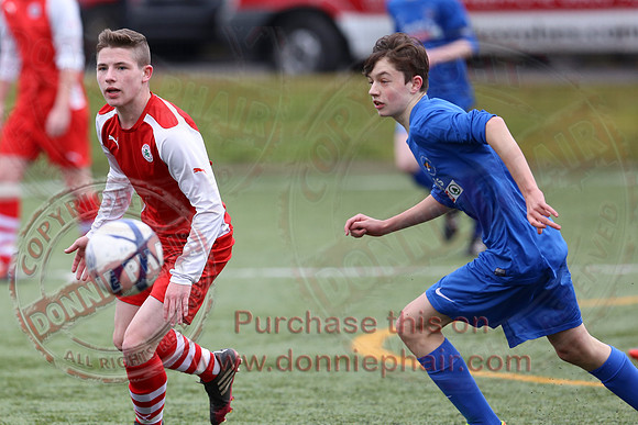Ballinamallard Youth (2) V Cliftonville Youth (3) in IFA Youth League.