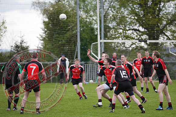 Brookeborough V Maguiresbridge in Senior Men GAA League Football.