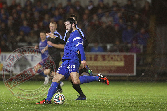 Ballinamallard United (2) V Ballymena United (3) in League Cup Semi-Final.