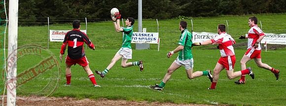 St. Pat's Donagh V Roslea in GAA Football League Match.
