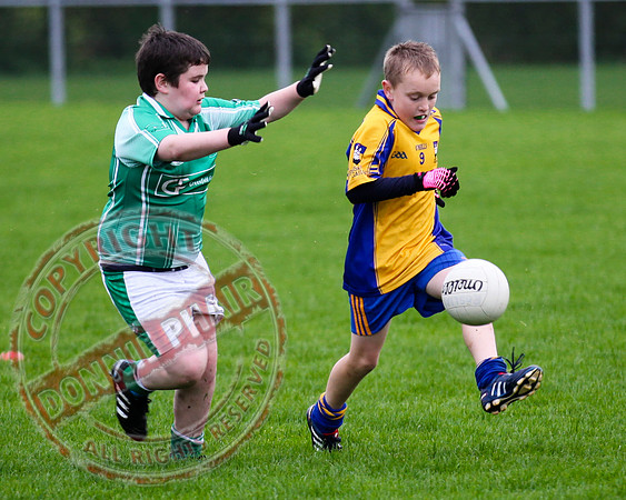 Roslea V Enniskillen Gaels in U12 GAA Football B Final.
