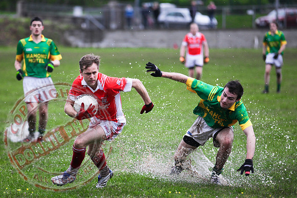 Belnaleck V Irvinestown in Senior GAA League Football.