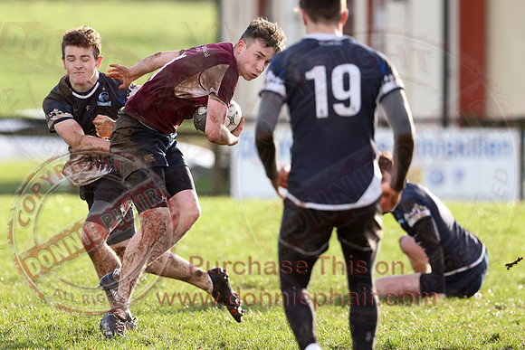 Enniskillen (19) V Belfast Met (19) in U18 Provincal League Youth Rugby-17