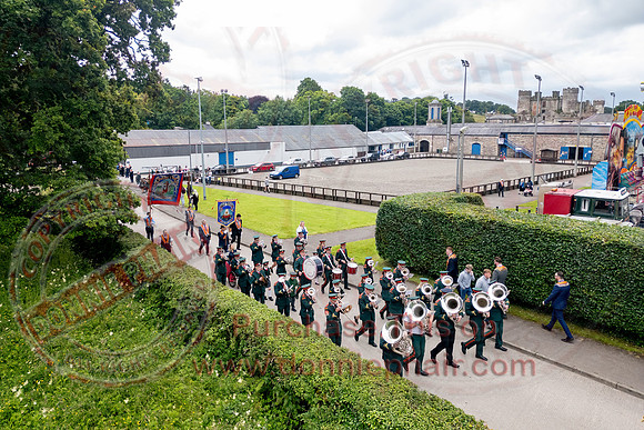 Aerial Photos of the Annual County Fermanagh Twelfth Demonstration In Irvinestown-4