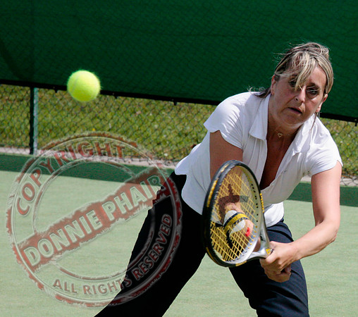 Tennis Competition in the Bawnacre in Irvinestown.