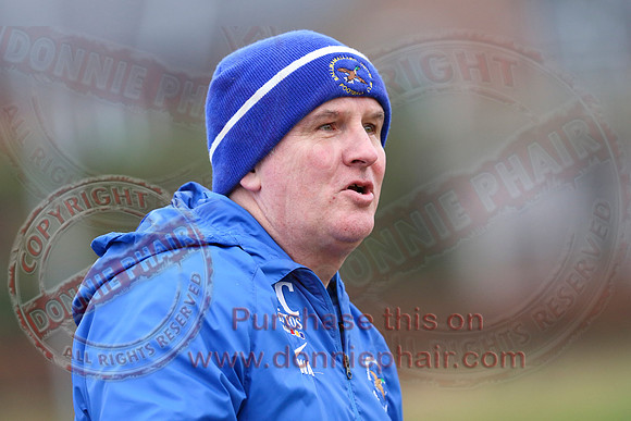 Ballinamallard United (2) V Coleraine (1) in IFA Premier League.
