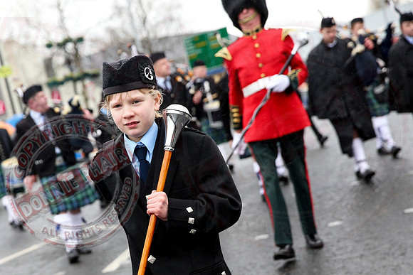 St. Patrick's Day celebrations in Enniskillen, County Fermanagh.
