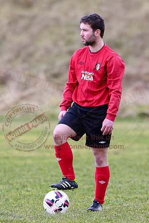Irvinestown Wanderers (1) V Ardoyne (2) in Irish Junior Cup.