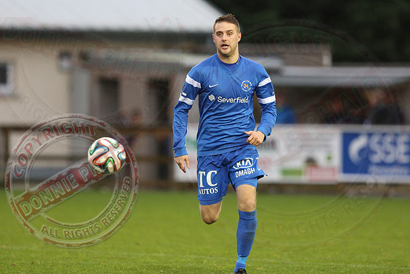 Ballinamallard United (0) v Portadown (2) in Danske Bank IFA Premier League.
