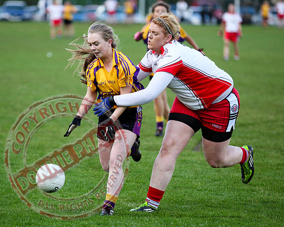 St. Pat's Donagh V Carryduff in Ladies Junior Cup GAA Ulster Match.