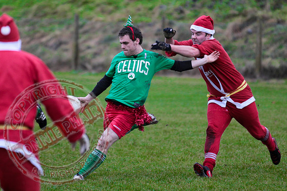 Santa V Elves Charity GAA Match In Newtownbutler among the NTB club members and friends.