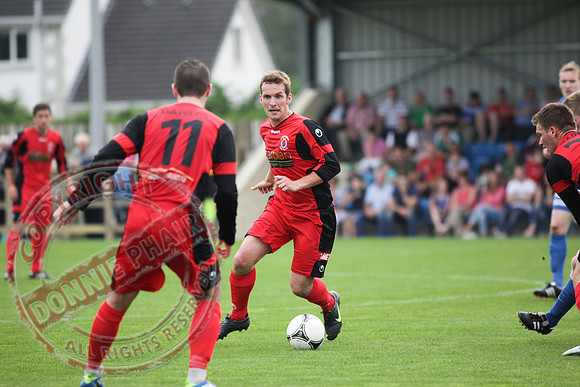 Ballinamallard FC V Dungannon Swifts in IFL Premium League Game.