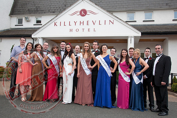 Fermanagh Rose of Tralee Competition in the Killyhevlin Hotel.