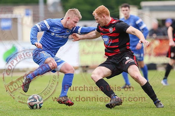 Ballinamallard United (2) V Coleraine (1) in IFA Premier League.