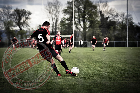 Brookeborough V Maguiresbridge in Senior Men GAA League Football.