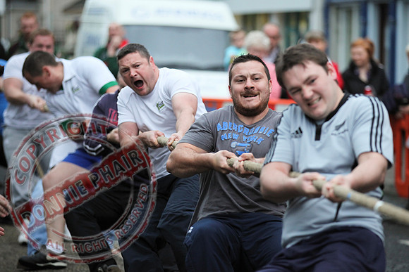 Kesh Festival - Tug O War Competition held in Main STreet.