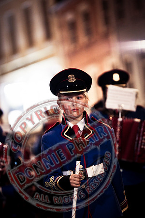 Loyalist Parade in Enniskillen, County Fermanagh.