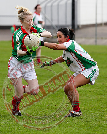 Lisnaskea Ladies V Gowna in Ladies Ulster GAA Semi-Final.  Held in Lisnaskea.