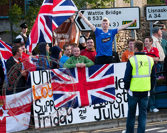 Loyalist Parade in Newtownbutler.
