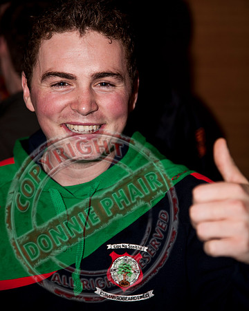Lisnaskea Emmetts Senior GAA Football Team return home as Intermediate All-Ireland Club Champions.
