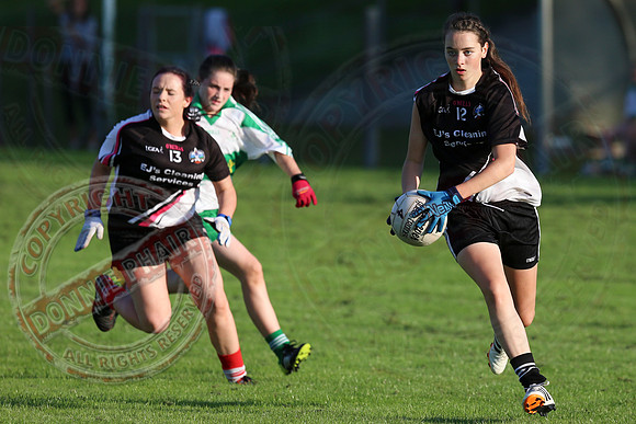Aghadrumsee (1-14) V Ederney (1-05) in Girls U16 GAA Division One Final.