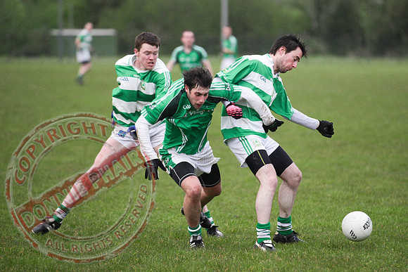Teemore V Roslea in Senior Men GAA League Football.