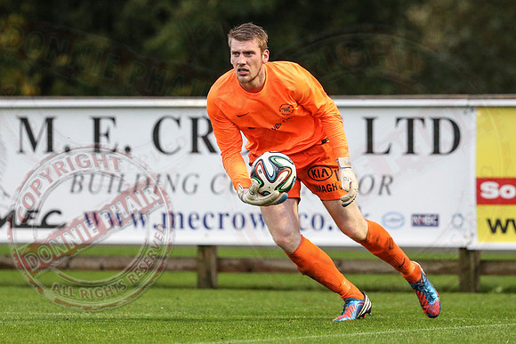 Ballinamallard United (0) v Portadown (2) in Danske Bank IFA Premier League.