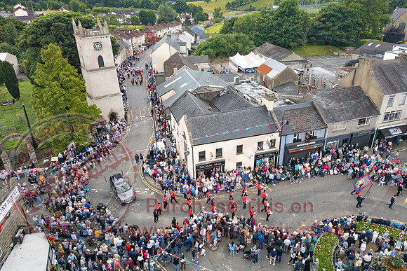 Aerial Photos of the Annual County Fermanagh Twelfth Demonstration In Irvinestown-19