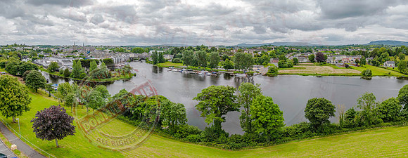 A view of the Round ) in Enniskillen