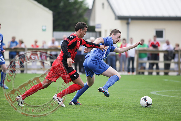 Ballinamallard FC V Dungannon Swifts in IFL Premium League Game.