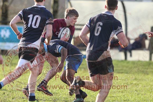 Enniskillen (19) V Belfast Met (19) in U18 Provincal League Youth Rugby-6