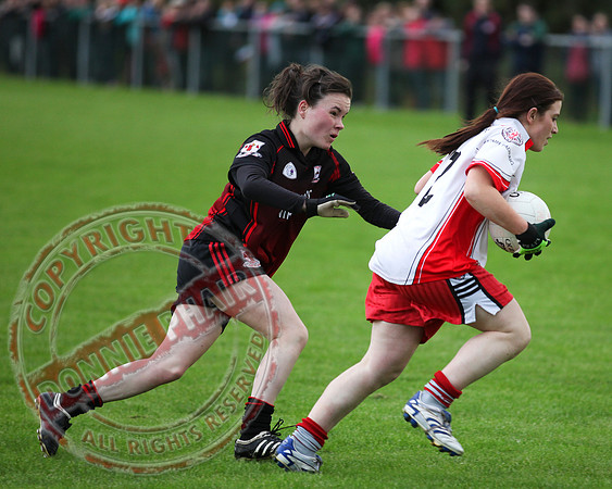 St. Pat's Donagh V Brookeborough in Ladies Intermediate GAA Final.