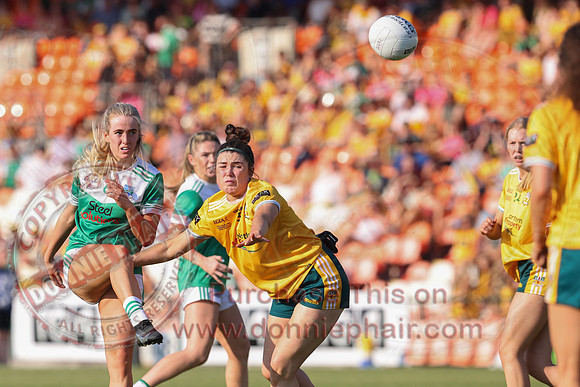 Antrim (3-15) V Fermanagh (0-11) in Ladies All Ireland GAA Football Junior Championship Final Replay-90