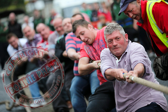 Kesh Festival - Tug O War Competition held in Main STreet.