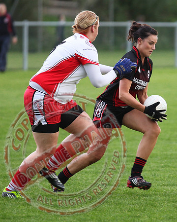 St. Pat's Donagh V Brookeborough in Ladies Intermediate GAA Final.