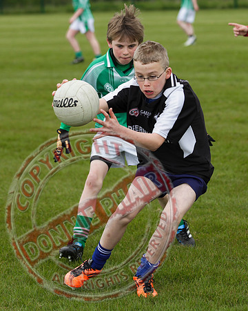 Celebrating Aghadrumsee GAA Club new playing field the U12 Aghadrumsee GAA Team play local rivals Roslea.