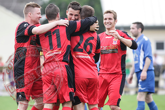 Ballinamallard FC V Dungannon Swifts in IFL Premium League Game.